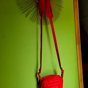 Acne Studios crossbody FACE bag red